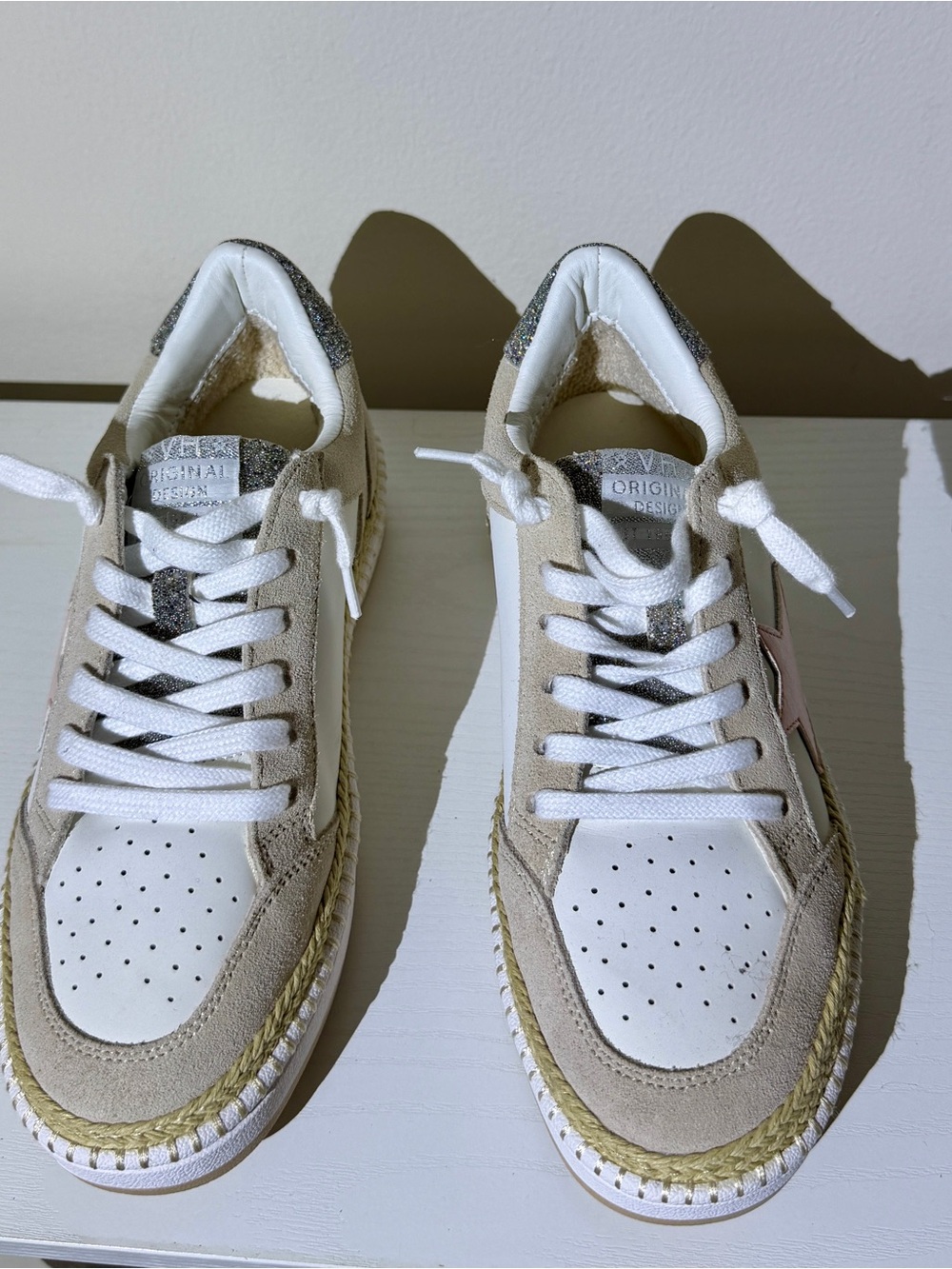Vintage Havana Denisse Pink Star Espadrille Sneakers 6.5